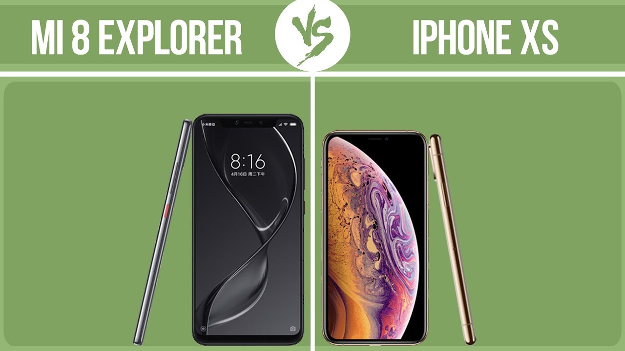 Xiaomi Mi 8 Explorer Edition vs Apple iPhone XS ️ 