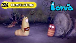 Scary Night 👻🌃 Larva 🐛 30+ Min Compilation | ZK Cartoons