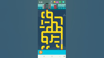 How To Solve Smart Puzzles Pipes Extra Level 3-44 Walk Through Solution Walkthrough Pixign