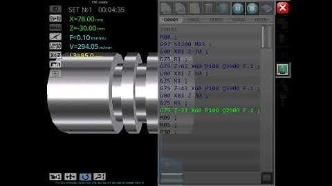 Cắt  rãnh theo trục Z từ trong ra ngoài - G75 - CNC - Slotting tool