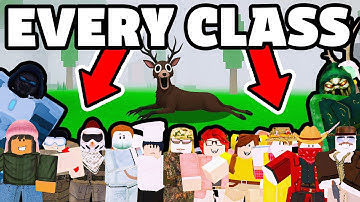 I Used EVERY CLASS in ONE VIDEO in 99 Nights in the Forest...