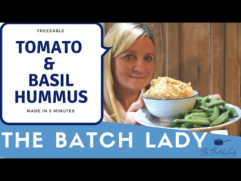 Tomato and Basil Hummus