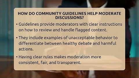 How Do Community Guidelines Help Moderate Discussions? - Everyday-Networking