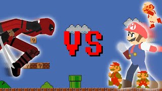 Deadpool vs Super Mario Stickman Animation | Stick Nodes | Pioneer Animations
