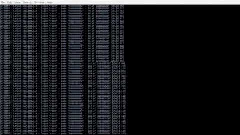 Brute Force Attack Against SSH Makes Computer Cpu Crazy With Hydra