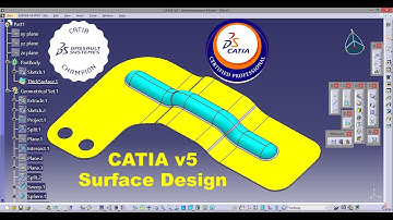 How to create a mechanical part using Generative Shape Design and CATIA Part Design 94