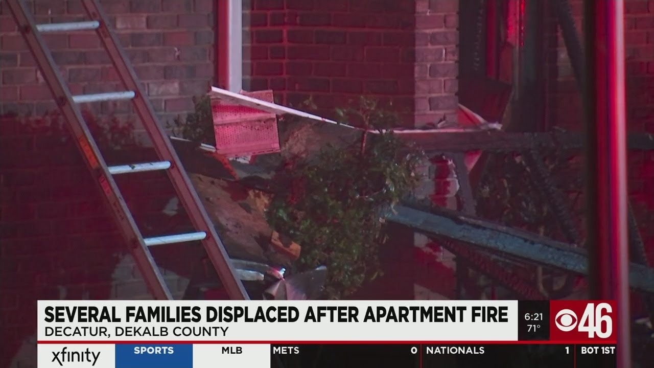 Several families displaced after apartment fire - YouTube