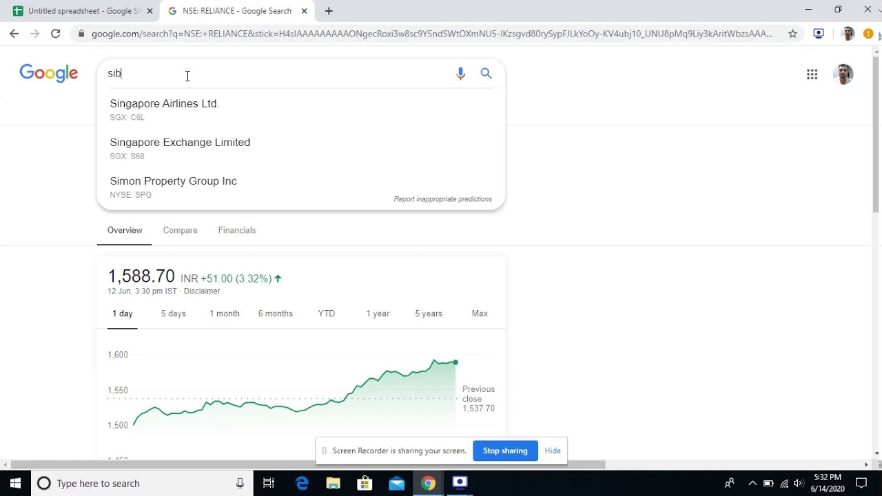 How To Get BSE NSE Stock Prices In Google Sheet YouTube How To Get BSE NSE Stock Prices In Google Sheet YouTube