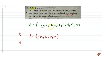 1. Examine whether the following statements are true or false: (i) {1, 2} ¢ {2, 3, 1} (ii) {a,...