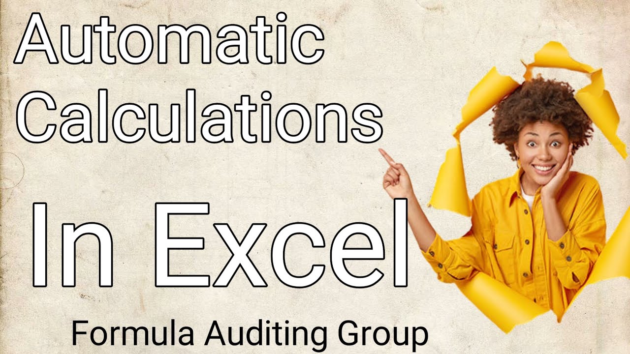 How To Calculate Automatic Calculation | Excel Tutorial |Data Entry ...