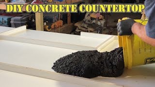 DIY Countertop  Concrete
