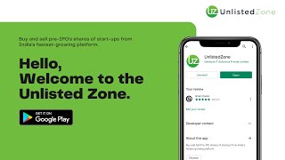 Unlistedzone App Buy Sell Pre-Ipo Shares In Just One Click Download From Google Playstore