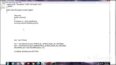 2.9.1 JTree - Program Demonstration