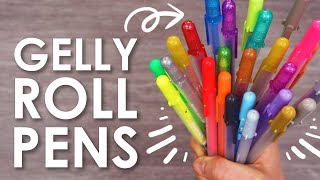 Metallic, Neon Gelly Roll Pens and... BLACK LIGHTS!