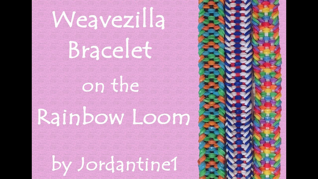 New Weavezilla Bracelet - Rainbow Loom, Crazy Loom, Fun Loom, Bandaloom