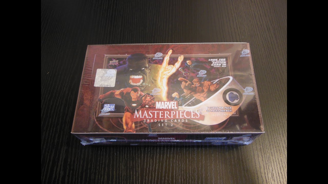 Marvel Masterpieces Series 2 Complete 90 Card Trading Card Set 2008 