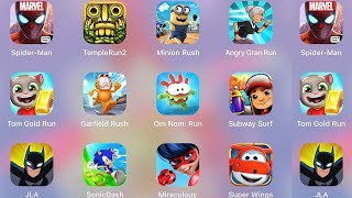 Subway Surf,Tom Gold Run,Sonic Dash,Temple Run 2,Garfield Rush,Om Nom Run,Justice League Run,Minion screenshot 5