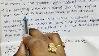 Introduction to Delta modulation|Digital communications|