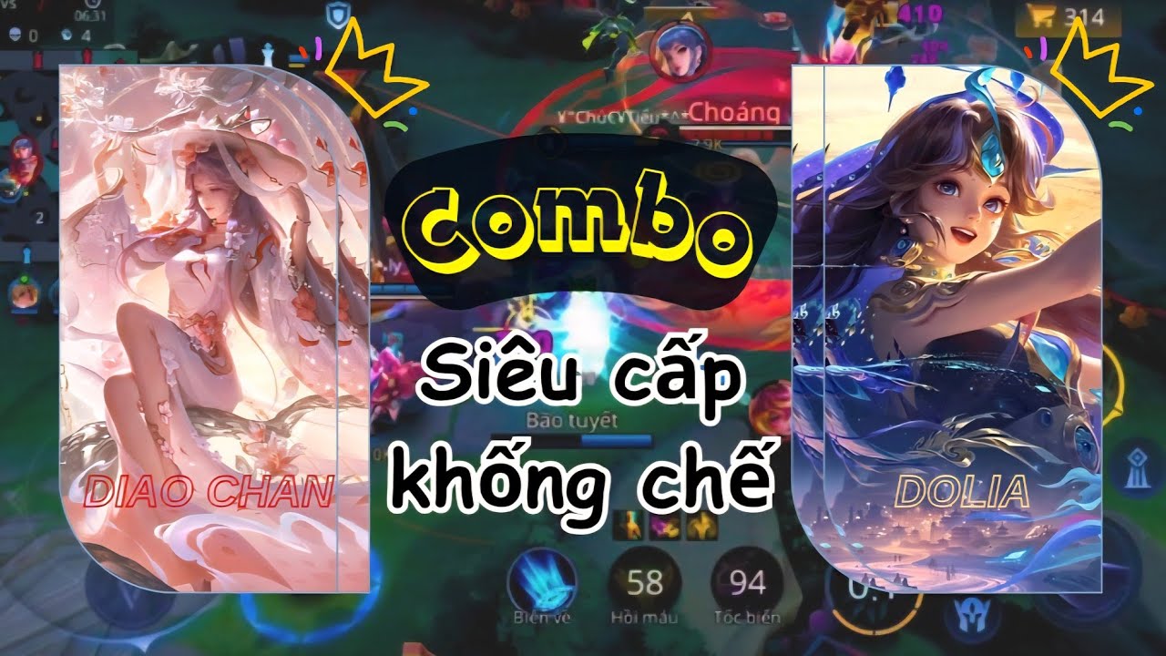 Điêu Thuyền x Dolia – Combo Siêu Cấp Khống Chế Khiến Team Bạn “Đứng Hình”!