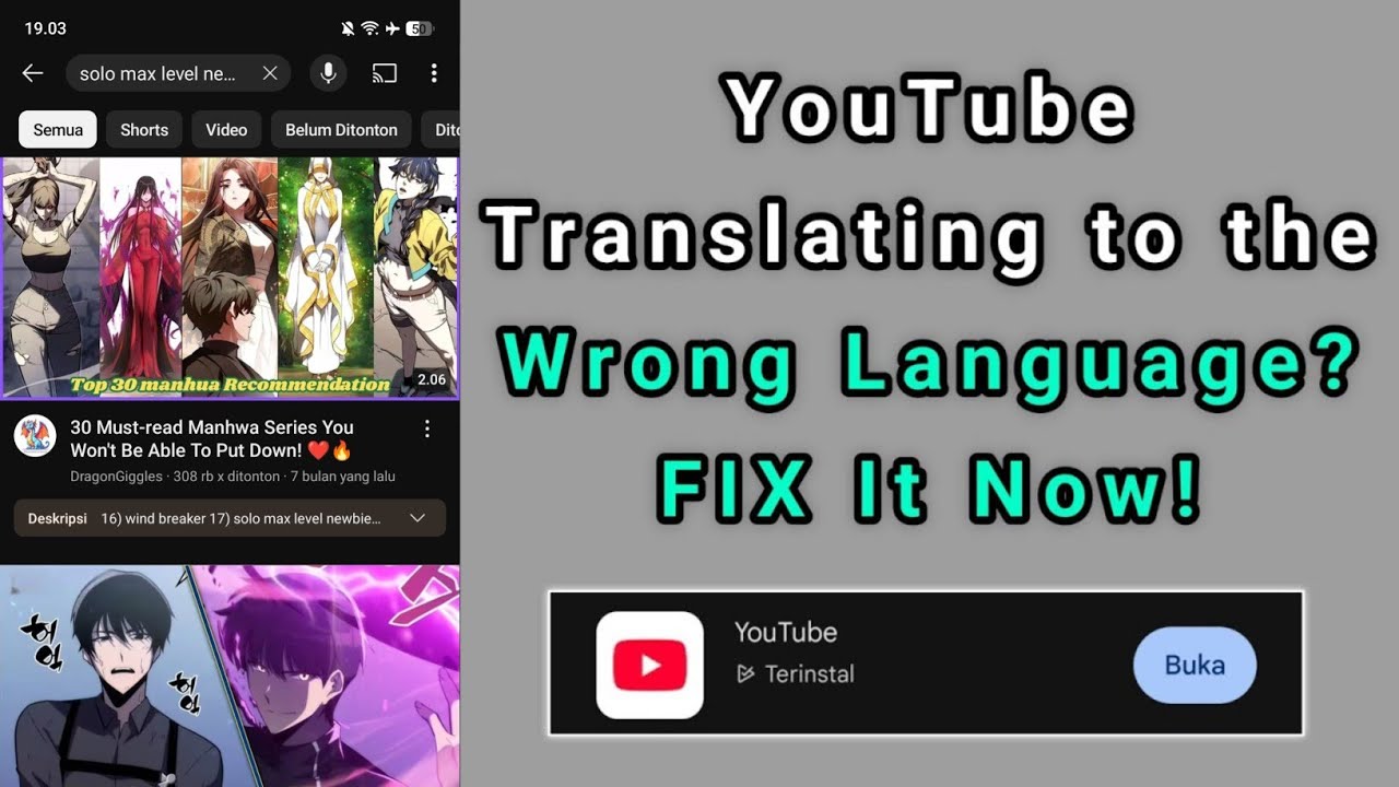 How to Change Youtube Comments Translate Language - YouTube