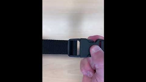 How to thread a Side Release Buckle | ACE SUPPLIES UK