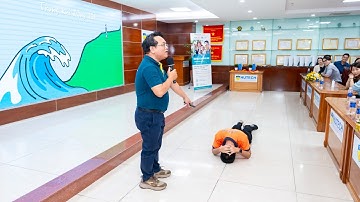 Học cách bảo vệ bản thân trước thiên tai: HUTECH-ers nói “không” với bị động