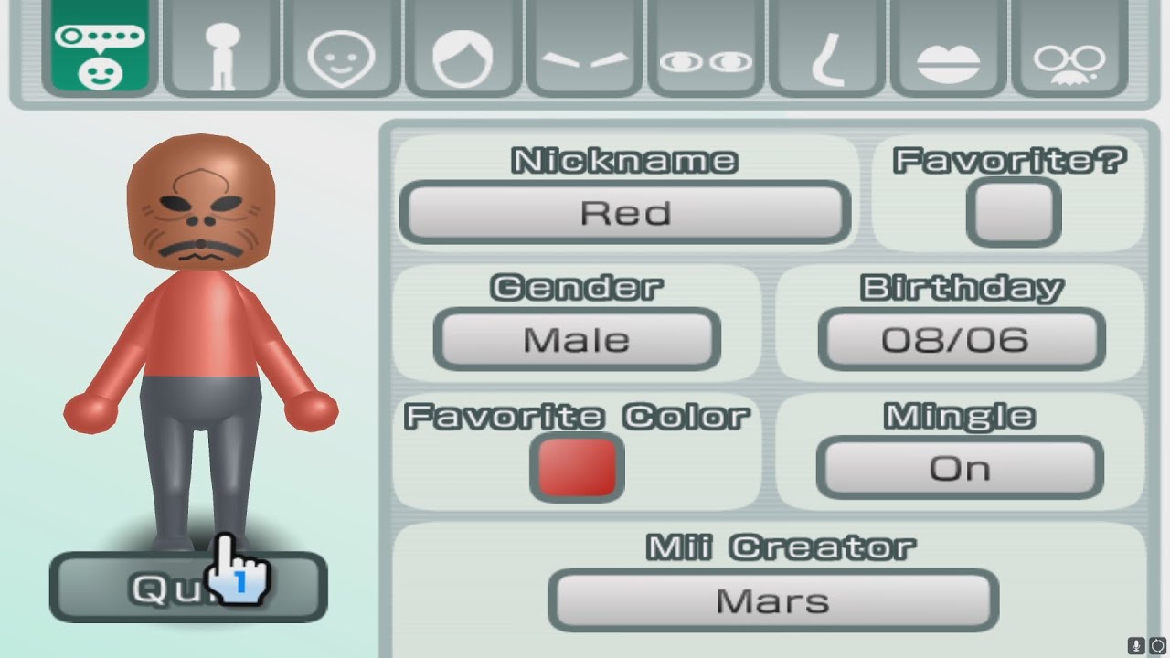 Mii Red - Mii 2788 - YouTube