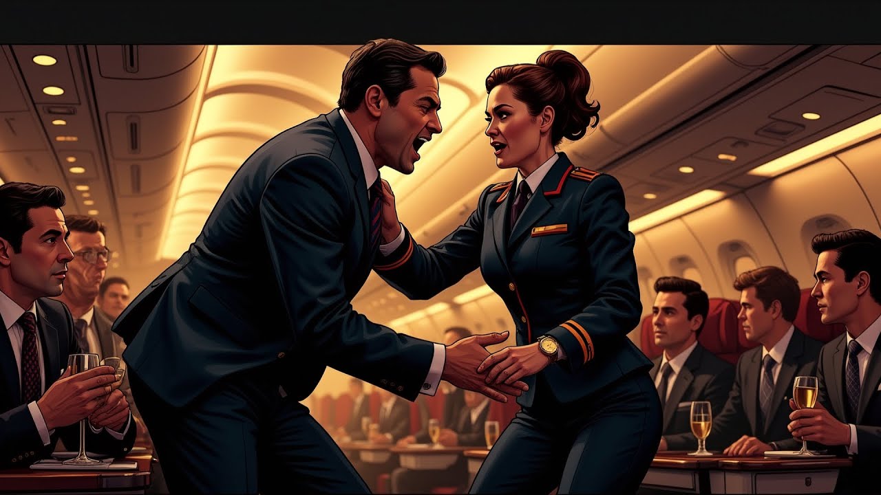 Pasajero de primera clase me atacó en pleno vuelo y luego dijo: «¿Sabes siquiera quién es mi esposa?
