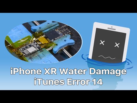iPhone XR Water Damage (iTunes Error 14) | iPhone Repair Tips
