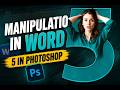 Photoshop Text Effects | How to Put Photos Inside Text Urdu