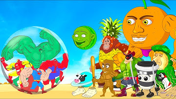 Rescue HULK & SPIDERMAN, SUPERMAN, IRONMAN By All ITALIAN BRAINROT - This is THE END BRAINROT