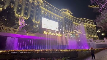 Nhạc nước khách sạn MerPerle Dalat thành phố Đà Lạt lập trình, thi công, lắp đặt bởi Hải Đăng