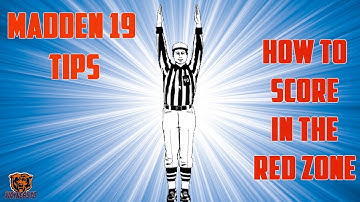 MADDEN 19 SCORE MORE TOUCHDOWNS | HOW TO SCORE IN THE RED ZONE MADDEN 19!!!