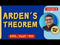 Understanding Arden's Theorem in Automata Theory: Equivalence of Regular Expressions & DFA to RE Conversion 🔍