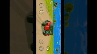 Dangerous ♥️ stunt Red jeep✊#games♥️🛣️jeep