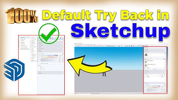 SketchUp Default Tray Missing? 🔧 How to Restore the Default Tray in SketchUp