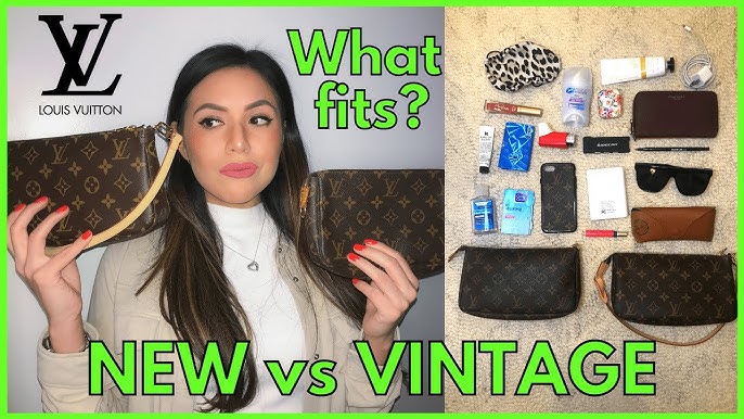 LOUIS VUITTON POCHETTE ACCESSORIES NEW vs VINTAGE COMPARISON WHAT