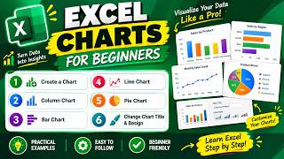 Excel Charts Tutorial for Beginners | Column, Bar, Line & Pie Charts