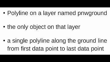 Importing 3D DXF ground line into the Profiler
