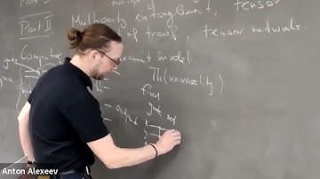 Mathematics of Quantum Entanglement, M. Christandl (University of Copenhagen), Part 1