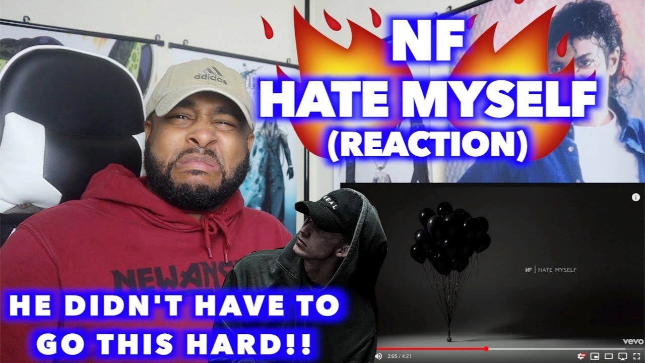 HATE MYSELF - NF | WHEN THE HERO NEEDS SAVING !!! | REACTION