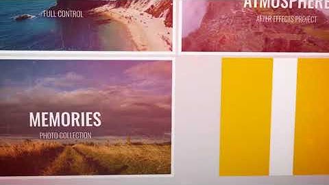 Mosaic Parallax Photo Slideshow | After Effects template