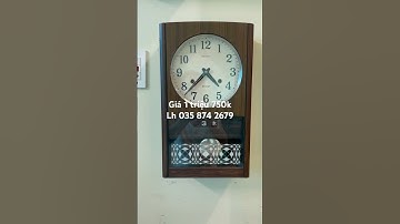 Đồng Hồ Nhật Seiko có lịch 2 gông đồng bạch chuông kêu hay .