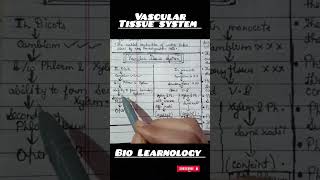 Vascular Tissue system.   #shorts #biology #neet #anatomy #plants #animals