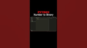 Print any Number and its Binary equivalent in Python Language | #shorts #python #program #binary