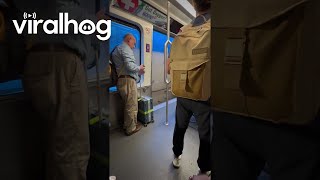 Malfunctioning Train Runs With Open Doors || ViralHog