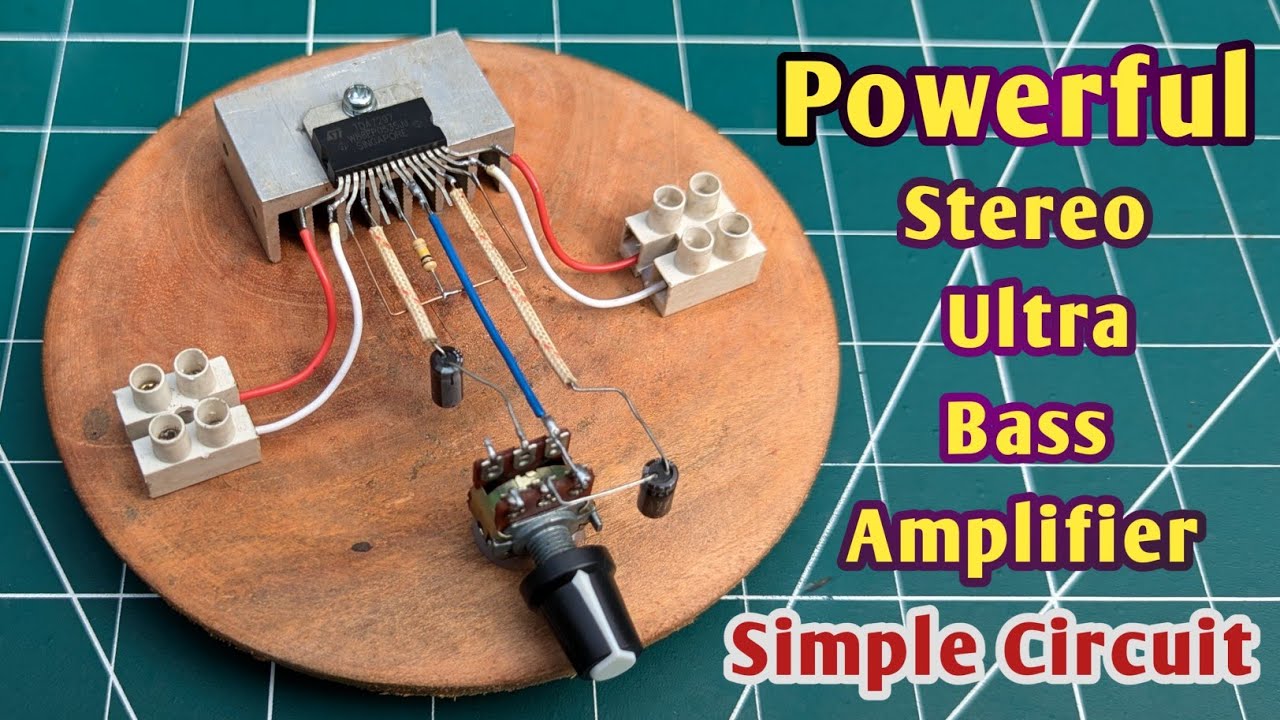 DIY Powerful TDA7297 IC Amplifier Circuit Diagram. Simple And Usable