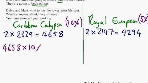 Edexcel GCSE Maths Modular Higher Unit 1    March 2012   Q4