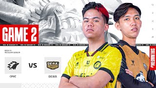 ONIC vs DEWA UNITED ESPORTS | Regular Season Week 4 Day 1 | Game 2 | #MPLIDS13