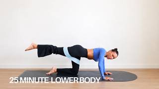 25 min glute workout: at home booty workout with resistance band!
